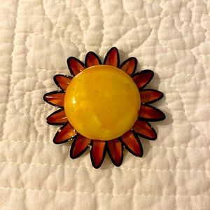 Sunflower Brooch